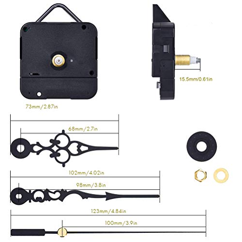 Leikance - Kit de movimiento de reloj de cuarzo de alta torsión para reparación de relojes