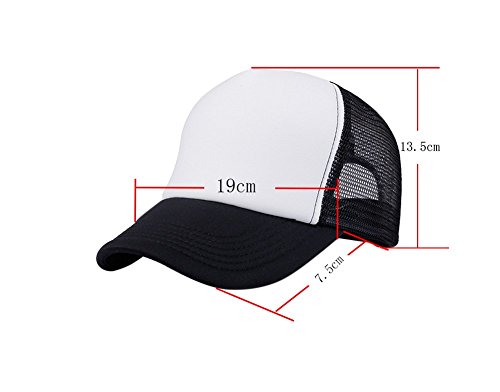 Leisial Mujer Casual Gorra de Béisbol de Viajes Hats Hip-Hop Sombrero Sol al Aire Libre Tenis Deporte Golf Verano para Unisex Hombre Mujer,Negro (#1)