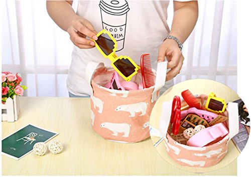 Leisial™ Lindo Bolso Caja de Almacenamiento Ropa Interior Portátil Cosméticos Juguetes Caso Organizador de Maquillaje Cajón del Armario Plegable (#1) Leisial™ Lindo Bolso Caja de Almacenamiento Ropa Interior Portátil Cosméticos Juguetes Caso Organizador de Maquillaje Cajón del Armario Plegable (#1)