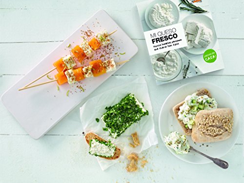 Lékué - Kit para elaborar queso fresco y libro de recetas en español Lékué - Kit para elaborar queso fresco y libro de recetas en español
