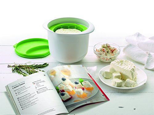 Lékué - Kit para elaborar queso fresco y libro de recetas en español Lékué - Kit para elaborar queso fresco y libro de recetas en español