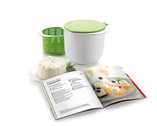 Lékué - Kit para elaborar queso fresco y libro de recetas en español Lékué - Kit para elaborar queso fresco y libro de recetas en español