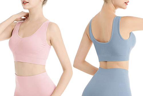 Lemef Sujetador Deportiva sin Costuras Sostén sin Aros con Almohadillas Extraíbles para Mujeres (3 Paquetes) Lemef Sujetador Deportiva sin Costuras Sostén sin Aros con Almohadillas Extraíbles para Mujeres (3 Paquetes)