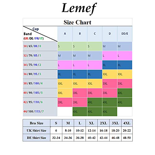 Lemef Sujetador Deportiva sin Costuras Sostén sin Aros con Almohadillas Extraíbles para Mujeres (3 Paquetes) Lemef Sujetador Deportiva sin Costuras Sostén sin Aros con Almohadillas Extraíbles para Mujeres (3 Paquetes)
