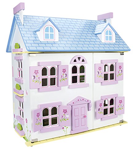 Leomark Dream House Casa de Muñecas de Madera con muñecas - Color Rosa - Villa (60 cm - altura), Equipo Completo, Excelente Calidad, Accesorios adicionales Leomark Dream House Casa de Muñecas de Madera con muñecas - Color Rosa - Villa (60 cm - altura), Equipo Completo, Excelente Calidad, Accesorios adicionales