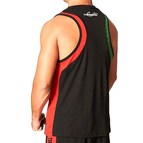 Leone 1947 AB721 Camiseta de Tirantes de Boxeo, Unisex – Adulto, Negro, M Leone 1947 AB721 Camiseta de Tirantes de Boxeo, Unisex – Adulto, Negro, M
