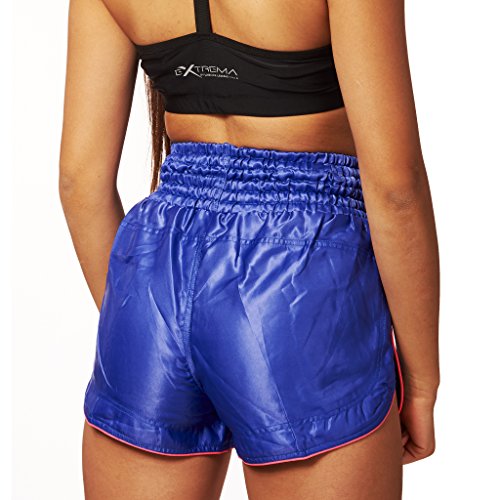 Leone 1947 AB801 Pantalones Cortos de Kick-Thai, Mujer, Purpura, S Leone 1947 AB801 Pantalones Cortos de Kick-Thai, Mujer, Purpura, S