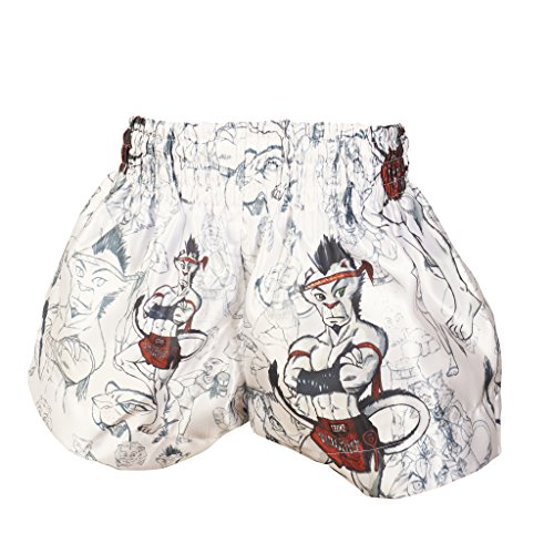 Leone 1947 ABJ01 Pantalones Cortos de Boxeo, Unisex - Niño, Blanco, S