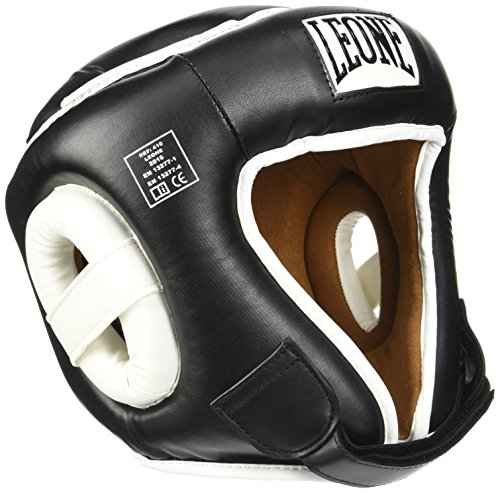 LEONE 1947 Casco de Combate, Unisex Adulto, Combat, Negro, M