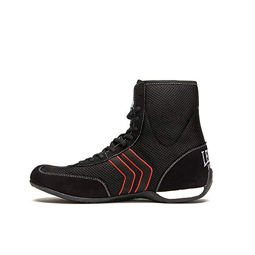 LEONE 1947 CL188 - Botas de Boxeo, Unisex, para Adulto, Negro, Talla 42 LEONE 1947 CL188 - Botas de Boxeo, Unisex, para Adulto, Negro, Talla 42