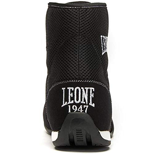 LEONE 1947 CL188 - Botas de Boxeo, Unisex, para Adulto, Negro, Talla 43