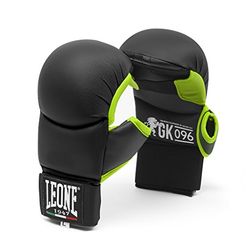 LEONE 1947 GK096 Guantes de Fit-Karate, Unisex - Adulto, Negro, M LEONE 1947 GK096 Guantes de Fit-Karate, Unisex - Adulto, Negro, M