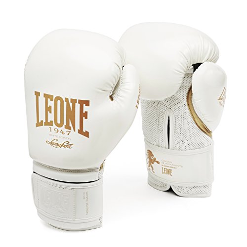 Leone 1947 GN059 Guantes de Boxeo, Mujer, Blanco, 10M