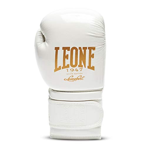 LEONE 1947 GN059 Guantes de Boxeo, Unisex – Adulto, Blanco, 16OZ LEONE 1947 GN059 Guantes de Boxeo, Unisex – Adulto, Blanco, 16OZ