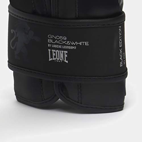 Leone 1947 - Guantes, color blanco y negro, 283 gramos, Unisex adulto, Black&white, negro, 10 Oz