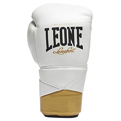 Leone 1947 - Guantes de boxeo Authentic GN106L blanco (12 oz)