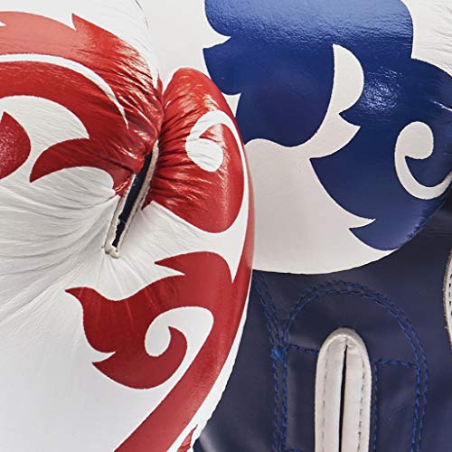 LEONE 1947 - Guantes de Muay Thai, Unisex Adulto, Muay Thai, Bianco