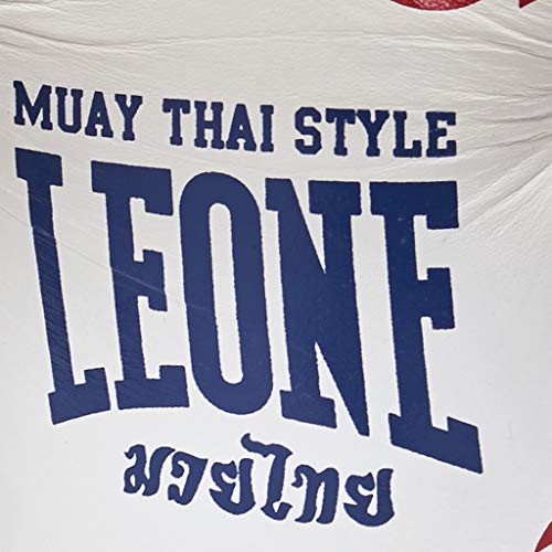 LEONE 1947 - Guantes de Muay Thai, Unisex Adulto, Muay Thai, Bianco