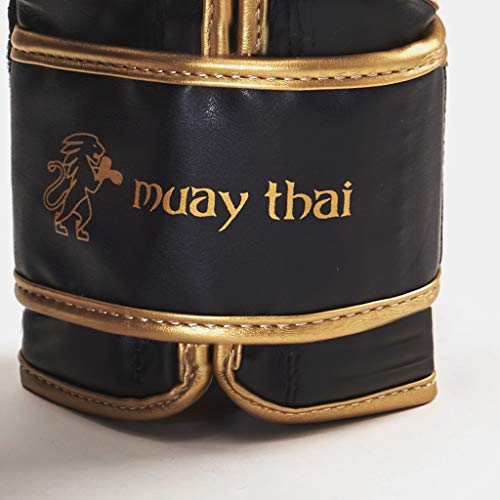 LEONE 1947 - Guantes de Muay Thai, Unisex Adulto, Muay Thai, Negro LEONE 1947 - Guantes de Muay Thai, Unisex Adulto, Muay Thai, Negro