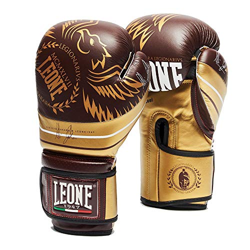 LEONE 1947 Legionarivs - Guantes de Boxeo, Unisex, para Adulto, Color Burdeos, 10 oz