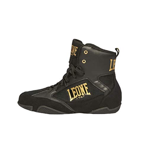Leone 1947 Premium - Zapatillas de Boxeo Unisex, Unisex Adulto, Negro, 38 EU