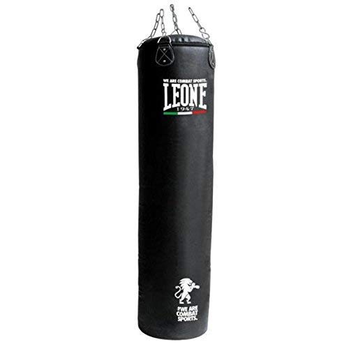 LEONE 1947 - Saco de Boxeo para Adultos, Unisex, Unisex Adulto, Basic, Negro LEONE 1947 - Saco de Boxeo para Adultos, Unisex, Unisex Adulto, Basic, Negro