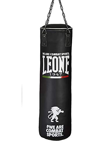 LEONE 1947 - Saco de Boxeo para Adultos, Unisex, Unisex Adulto, Basic, Negro LEONE 1947 - Saco de Boxeo para Adultos, Unisex, Unisex Adulto, Basic, Negro