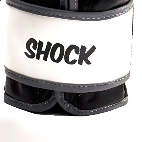 LEONE 1947 Shock Guantes de Boxeo, Unisex Adulto, Shock, Negro LEONE 1947 Shock Guantes de Boxeo, Unisex Adulto, Shock, Negro