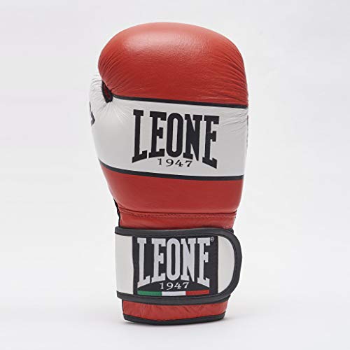 LEONE 1947 Shock Guantes de Boxeo, Unisex Adulto, Shock, Rojo LEONE 1947 Shock Guantes de Boxeo, Unisex Adulto, Shock, Rojo