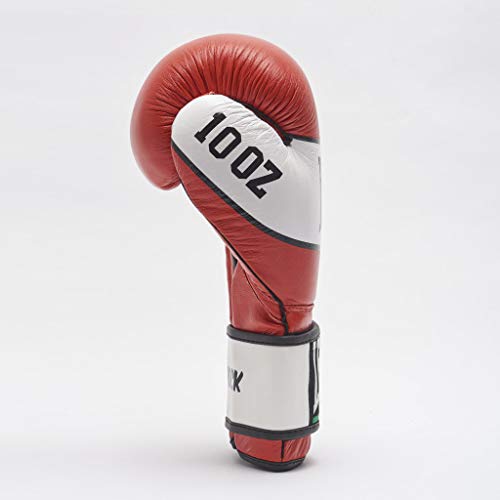 LEONE 1947 Shock Guantes de Boxeo, Unisex Adulto, Shock, Rojo LEONE 1947 Shock Guantes de Boxeo, Unisex Adulto, Shock, Rojo