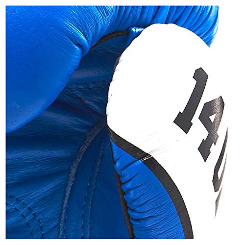 LEONE 1947 Shock Guantes de Boxeo, Unisex Adulto, Shock, Turquesa LEONE 1947 Shock Guantes de Boxeo, Unisex Adulto, Shock, Turquesa