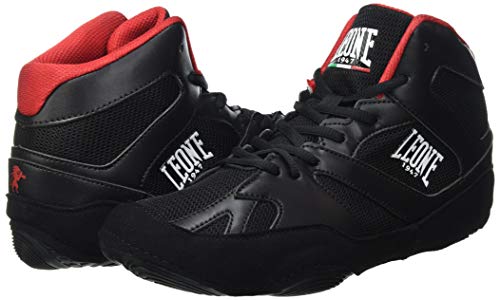 LEONE 1947 - Zapatilla Fighting Luchador Cl130, Unisex, Adulto, Negro, Talla 43