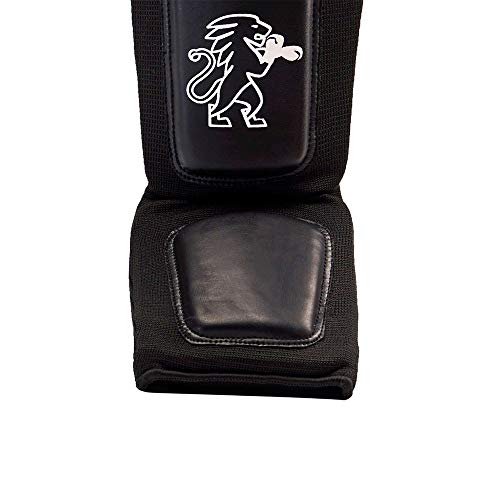 Leone Defender PT120 - Espinilleras de calcetín Negro Talla:M Leone Defender PT120 - Espinilleras de calcetín Negro Talla:M