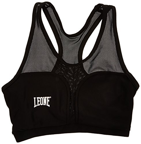 Leone - Sujetador de algodón con Protecciones Negro Negro Talla:S Leone - Sujetador de algodón con Protecciones Negro Negro Talla:S