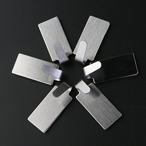 LEORX Acero inoxidable adhesivos toalla ganchos Racks ganchos de pared para cocina baño 12pcs LEORX Acero inoxidable adhesivos toalla ganchos Racks ganchos de pared para cocina baño 12pcs