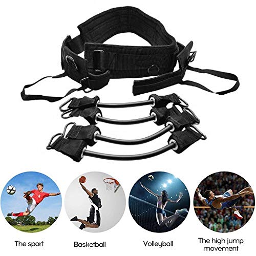 Lepeuxi Fitness Pierna Ejercicio tirando de Cuerda Baloncesto Deportes Cuerda elástica Traje multifunción Banda de Resistencia Ejercicio Cintura Banda Lepeuxi Fitness Pierna Ejercicio tirando de Cuerda Baloncesto Deportes Cuerda elástica Traje multifunción Banda de Resistencia Ejercicio Cintura Banda