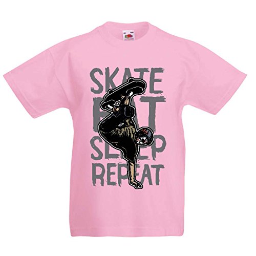 lepni.me Camisas para niños Eat-Sleep-Skate-Repeat para el Amante del monopatín, Regalos del Skater, Ropa Que anda en monopatín (3-4 Years Rosado Multicolor) lepni.me Camisas para niños Eat-Sleep-Skate-Repeat para el Amante del monopatín, Regalos del Skater, Ropa Que anda en monopatín (3-4 Years Rosado Multicolor)