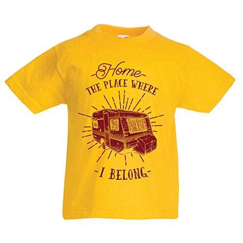 lepni.me Camiseta Niños/Niñas el Lugar al Que pertenezco - Caravana, campista - Desierto, Salvaje y Feliz día de Fiesta, Naturaleza, Playa, Camping Forestal (5-6 Years Amarillo Multicolor) lepni.me Camiseta Niños/Niñas el Lugar al Que pertenezco - Caravana, campista - Desierto, Salvaje y Feliz día de Fiesta, Naturaleza, Playa, Camping Forestal (5-6 Years Amarillo Multicolor)