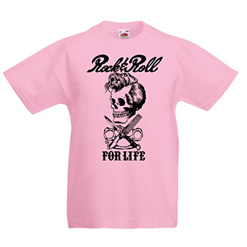 lepni.me Camiseta para Niño/Niña Rock and Roll For Life - 1960s, 1970s, 1980s - Banda de Rock Vintage - Musicalmente - Vestimenta de Concierto (7-8 Years Rosado Multicolor) lepni.me Camiseta para Niño/Niña Rock and Roll For Life - 1960s, 1970s, 1980s - Banda de Rock Vintage - Musicalmente - Vestimenta de Concierto (7-8 Years Rosado Multicolor)