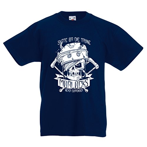 lepni.me Camiseta para Niño/Niña Skate or Die Trying (12-13 Years Azul Oscuro Multicolor) lepni.me Camiseta para Niño/Niña Skate or Die Trying (12-13 Years Azul Oscuro Multicolor)