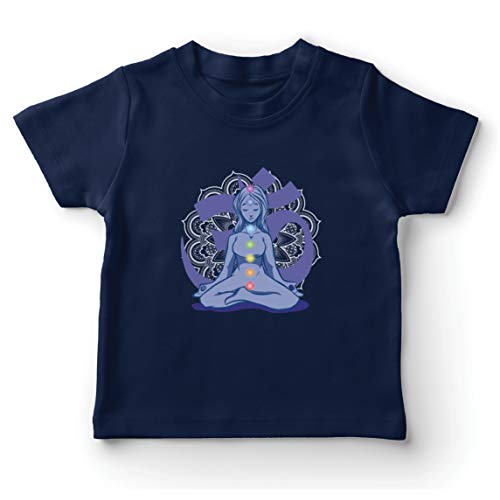 lepni.me Camiseta para Niño/Niña Yoga Meditación Namasté Asana Mandala Mente Cuerpo Alma (12-13 Years Azul Oscuro Multicolor) lepni.me Camiseta para Niño/Niña Yoga Meditación Namasté Asana Mandala Mente Cuerpo Alma (12-13 Years Azul Oscuro Multicolor)
