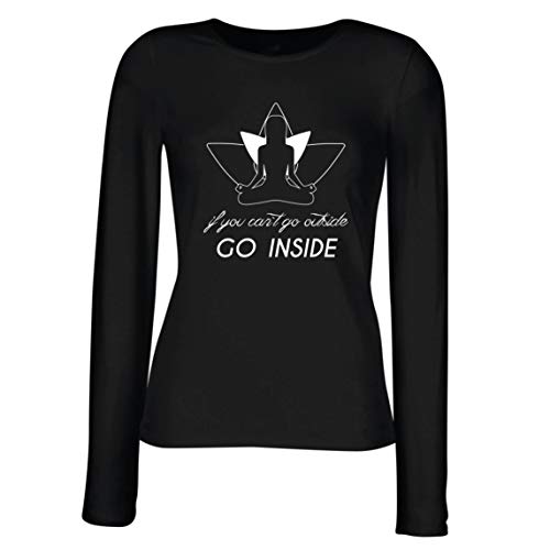 lepni.me Camisetas de Manga Larga para Mujer Entra En Mantra Ropa de Yoga de Cuarentena (X-Large Negro Multicolor) lepni.me Camisetas de Manga Larga para Mujer Entra En Mantra Ropa de Yoga de Cuarentena (X-Large Negro Multicolor)