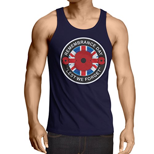 lepni.me Camisetas de Tirantes para Hombre Día de la conmemoración - para Que no Nos olvidemos (XX-Large Azul Multicolor) lepni.me Camisetas de Tirantes para Hombre Día de la conmemoración - para Que no Nos olvidemos (XX-Large Azul Multicolor)
