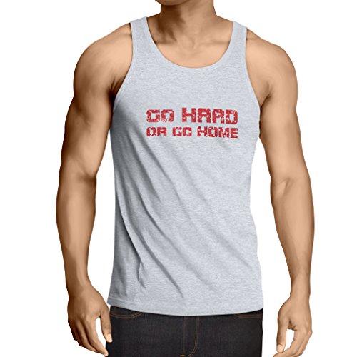 lepni.me Camisetas de Tirantes para Hombre ¡Go Hard or Go Home! - Refranes para Motociclistas, para Ciclistas, para Patinadores, Ciclistas (X-Large Blanco Multicolor) lepni.me Camisetas de Tirantes para Hombre ¡Go Hard or Go Home! - Refranes para Motociclistas, para Ciclistas, para Patinadores, Ciclistas (X-Large Blanco Multicolor)