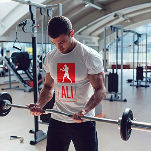 lepni.me Camisetas Hombre Equipo de Entrenamiento Combate De Boxeo Ropa de Ejercicio y Fitness (Medium Negro Multicolor)