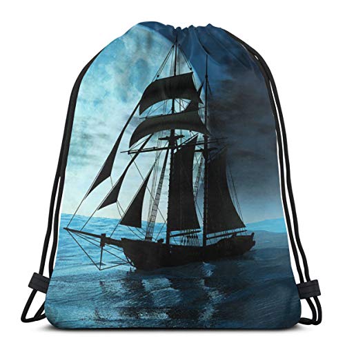 LEPO'S Mochila deportiva con cordón para gimnasio, antes de la tormenta Steven Palmer bolsa de cordón resistente al agua ligera mochila de gimnasio para natación, yoga unisex