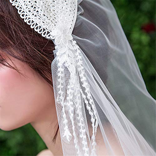 LERDBT Velos de Novia Curling Velo Edge con el Peine 1 Nivel Velos Velo de Novia con el Peine de Velo de Novia de Novia para el Partido de gallina Boda (Color : White, Size : 135x150cm) LERDBT Velos de Novia Curling Velo Edge con el Peine 1 Nivel Velos Velo de Novia con el Peine de Velo de Novia de Novia para el Partido de gallina Boda (Color : White, Size : 135x150cm)