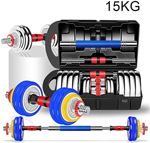 LERSS Olympus Mancuernas Conjunto, Peso Ajustable, Gran mancuerna Ajustable, con la combinación de Conector, Adecuado for el Equipo de Entrenamiento de Fitness en casa