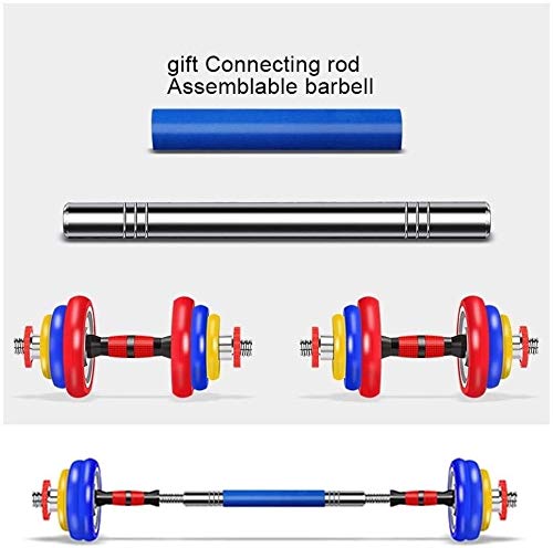 LERSS Olympus Mancuernas Conjunto, Peso Ajustable, Gran mancuerna Ajustable, con la combinación de Conector, Adecuado for el Equipo de Entrenamiento de Fitness en casa