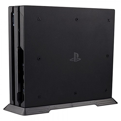 LeSB Soporte Vertical PS4 Pro para Playstation 4 Pro con una función de refrigeración respiraderos y Antideslizantes pies LeSB Soporte Vertical PS4 Pro para Playstation 4 Pro con una función de refrigeración respiraderos y Antideslizantes pies